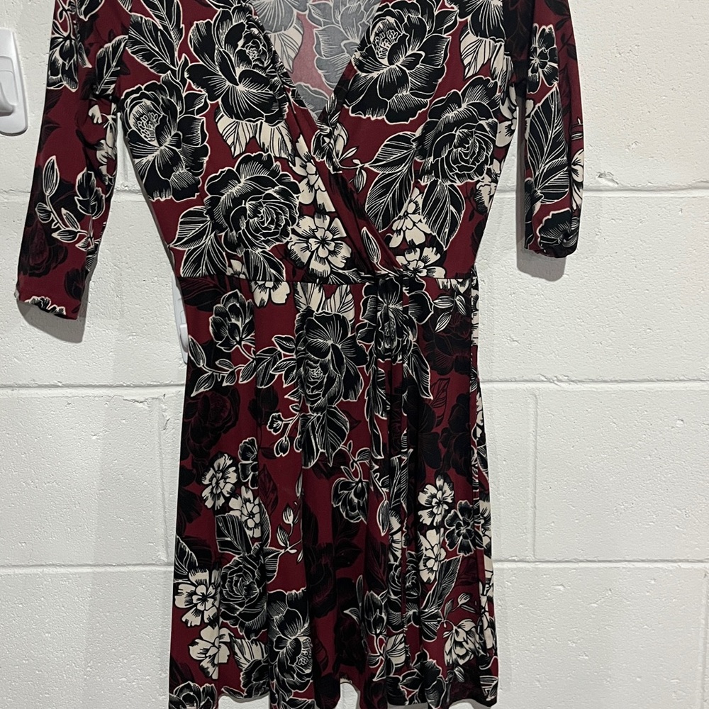 Another fall dress knee length cross cross woman,ssizemedium